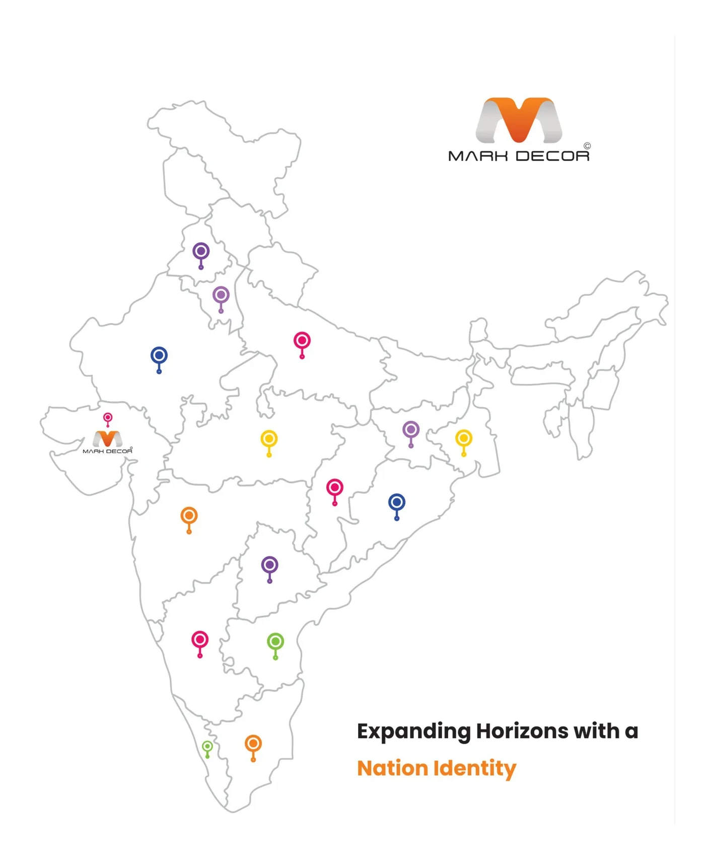Mark Decor India supply network map