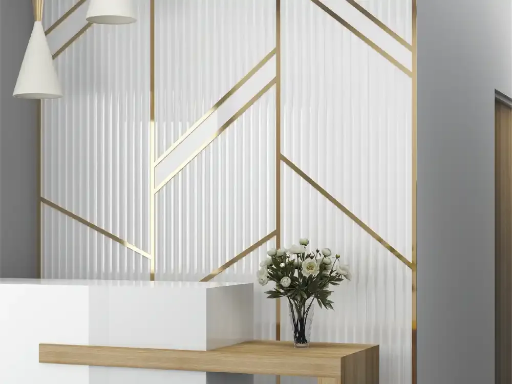 Fluted Acrylic decorative products